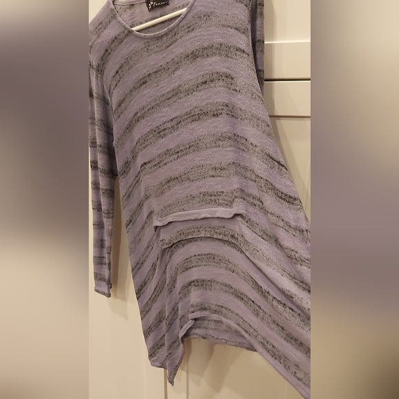 Fenini striped knit tunic top - Picture 5 of 8